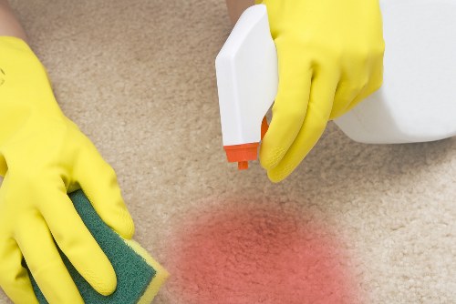 Professional mattress cleaning service in a Hampstead bedroom