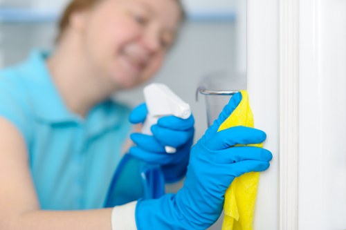 Local cleaner working in a Hampstead flat with access considerations