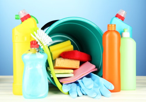 Professional cleaners working in a Hampstead property