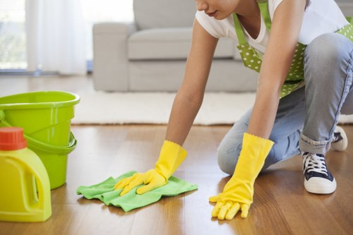 Upholstery cleaning process for a fabric sofa in Hampstead