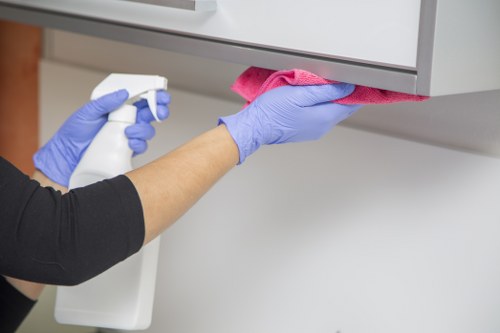 Professional regular cleaning in a Hampstead office space